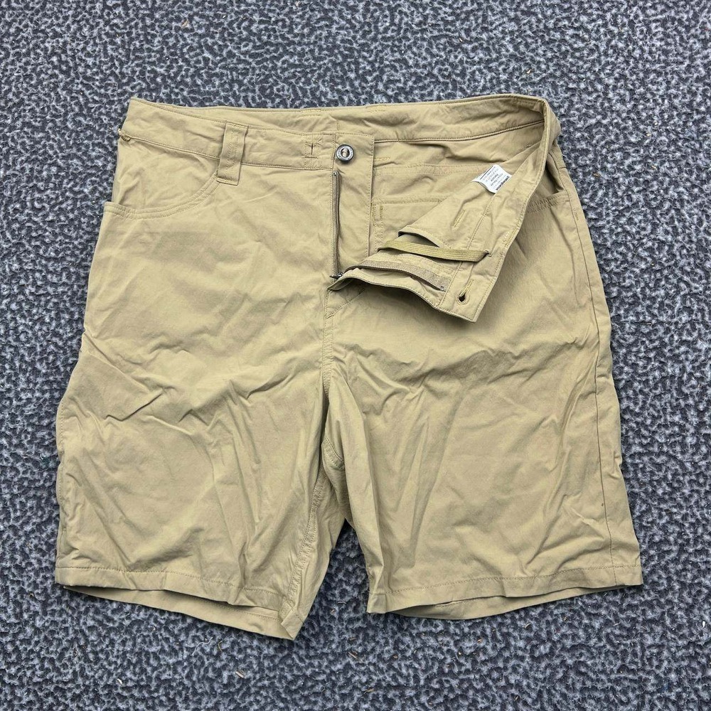 Patagonia Shorts Men 33 Tan Khaki Hiking Outdoor Stretch Pocket